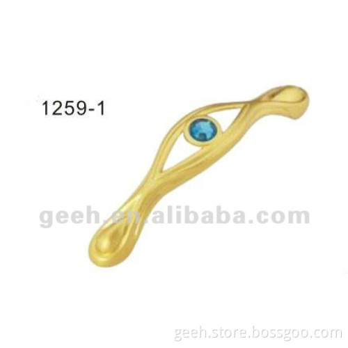 Zinc Alloy Pearl Decorated Door Handle